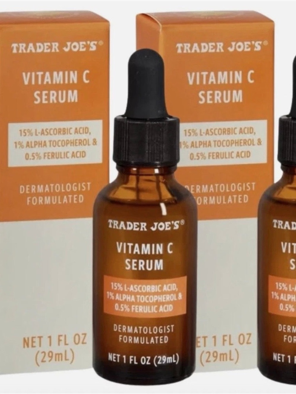 Trader Joe's Vitamin C Serum 1oz | 2 Pack